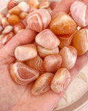 APRICOT AGATE TUMBLE STONE