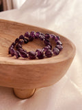 AMETHYST HEART BRACELET