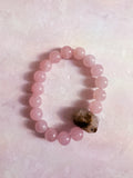 ROSE QUARTZ & PREHNITE BRACELET