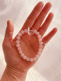 ROSE QUARTZ / CLEAR QUARTZ BRACELET