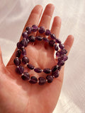 AMETHYST HEART BRACELET