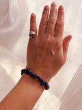 LAPIS LAZULI CHIP BRACELET