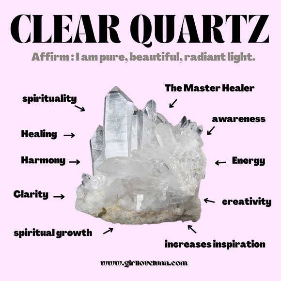 CLEAR QUARTZ PROPERTIES CARD