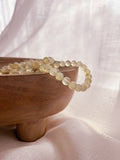 PREHNITE BEAD BRACELET