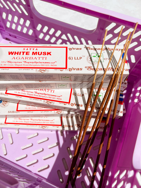 WHITE MUSK INCENSE STICKS