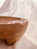 ROSE QUARTZ / CLEAR QUARTZ BRACELET